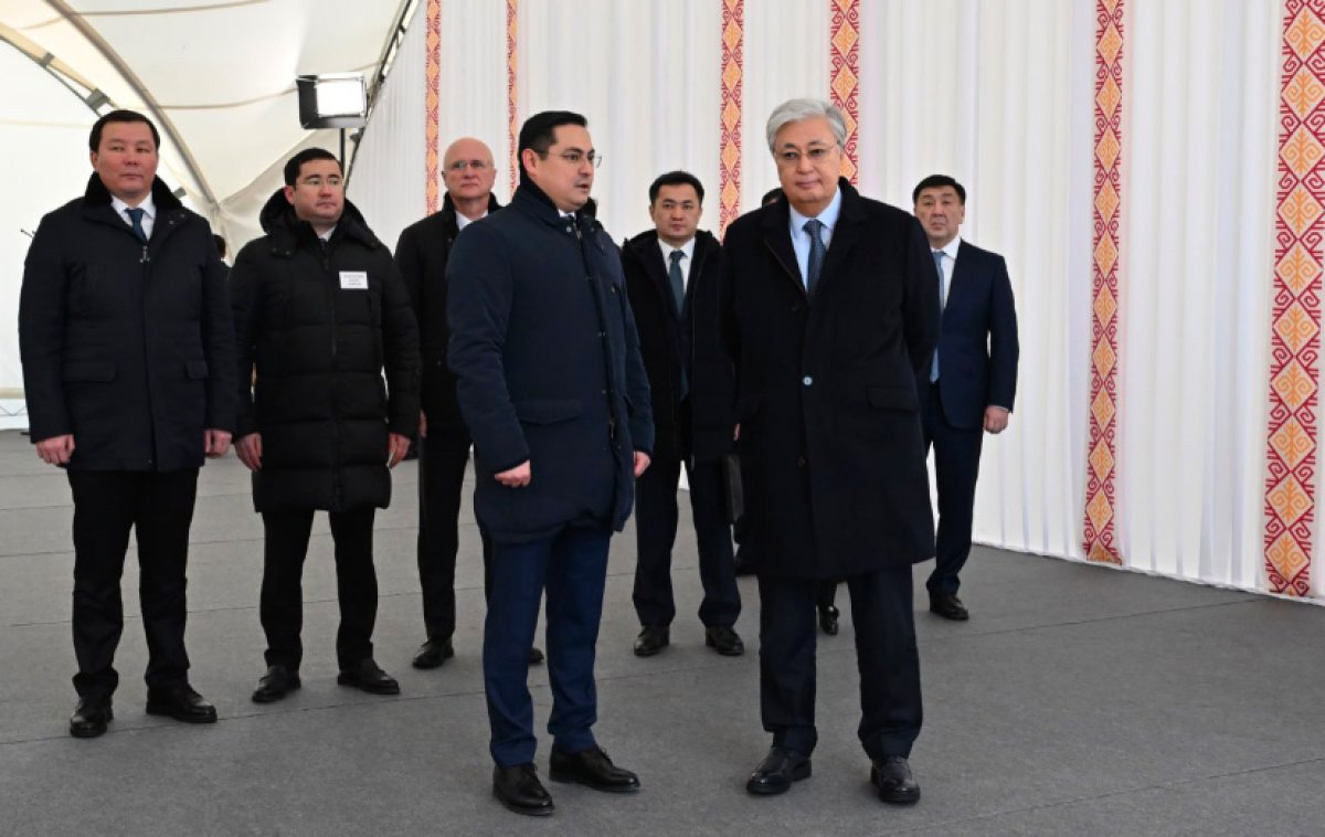 Президент ознакомился с работой шахты «Болашак» в Хромтау