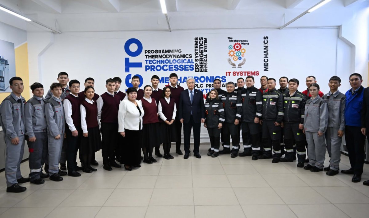 Касым-Жомарт Токаев посетил Хромтауский горно-технический высший колледж