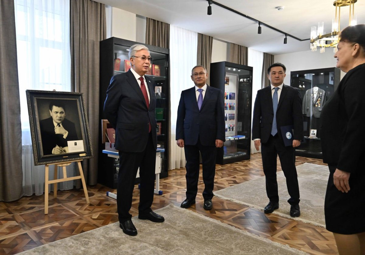 Игру по творчеству Кемеля Токаева показали Президенту в Уштобе