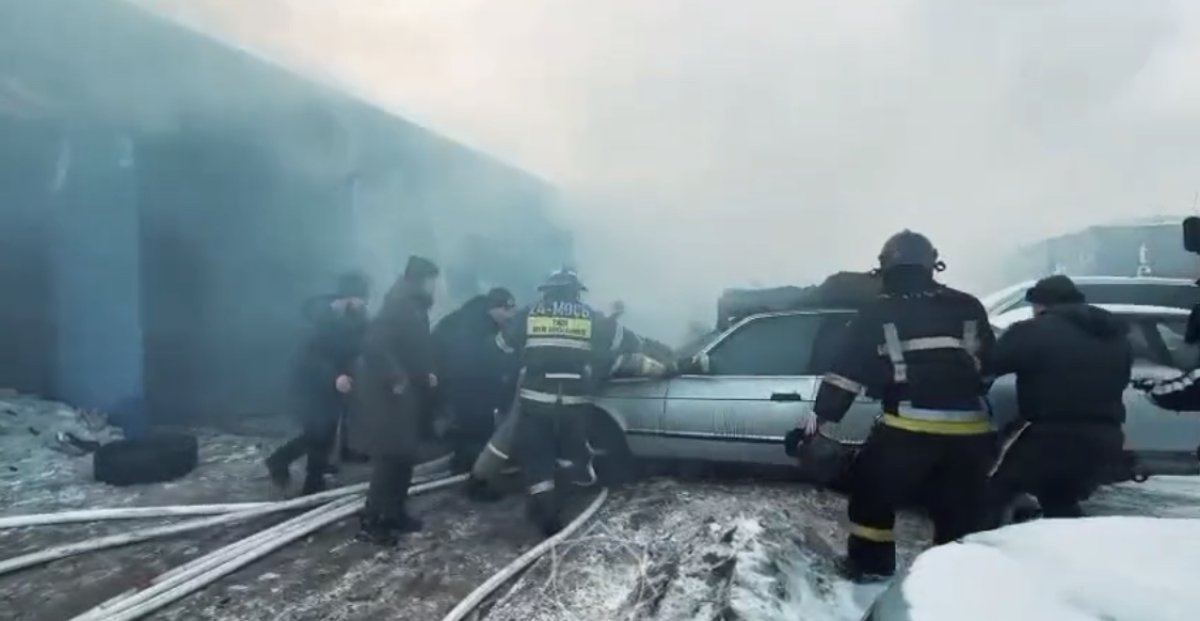 СТО едва не взорвалась в столице (ВИДЕО)