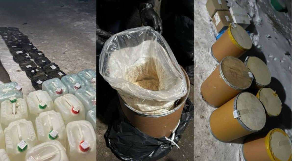 Крупную нарколабораторию ликвидировали в Караганде