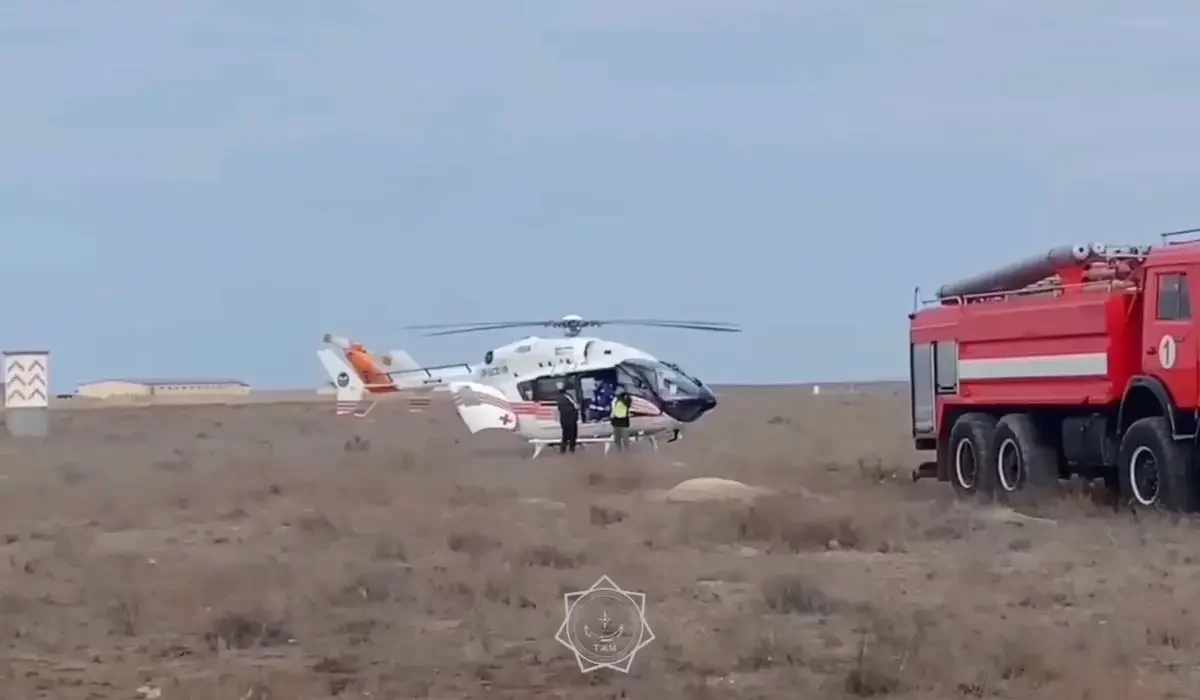 Ақтаудағы ұшақ апаты: үш қырғыз жігіті де аман қалған