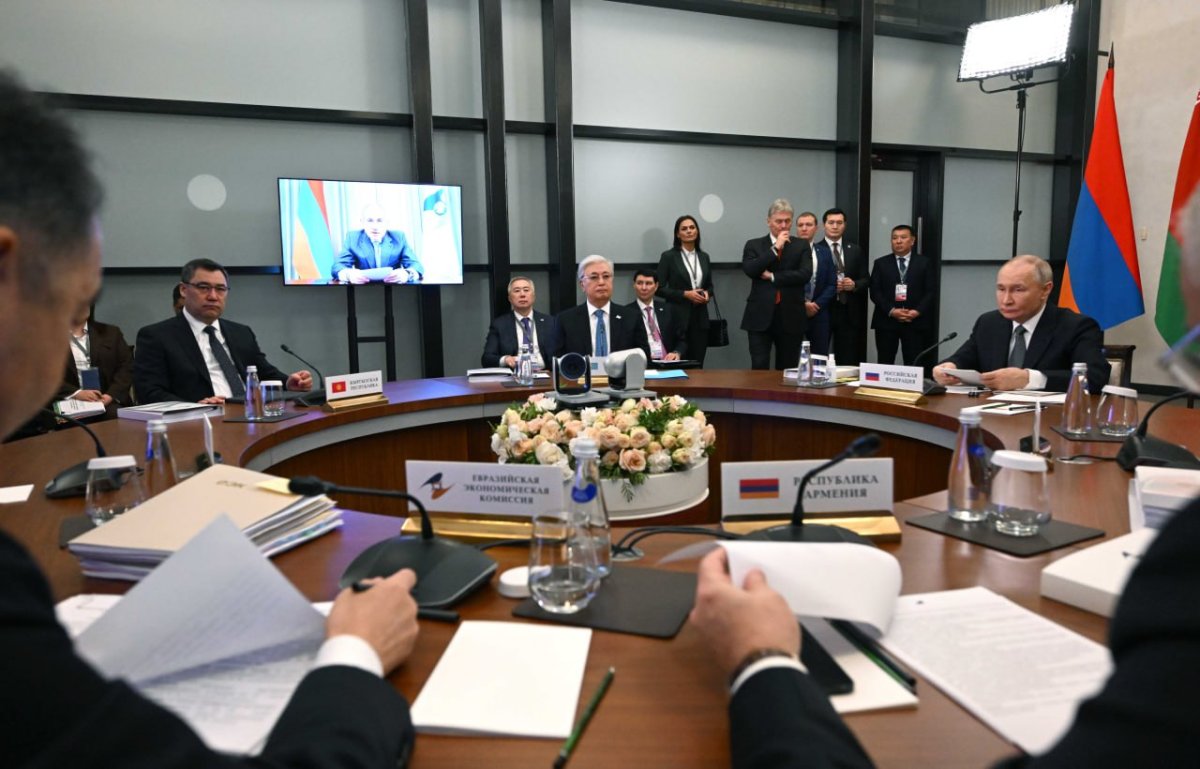 Президент Қасым-Жомарт Тоқаев Жоғары Еуразиялық экономикалық кеңестің шағын құрамдағы отырысына қатысты