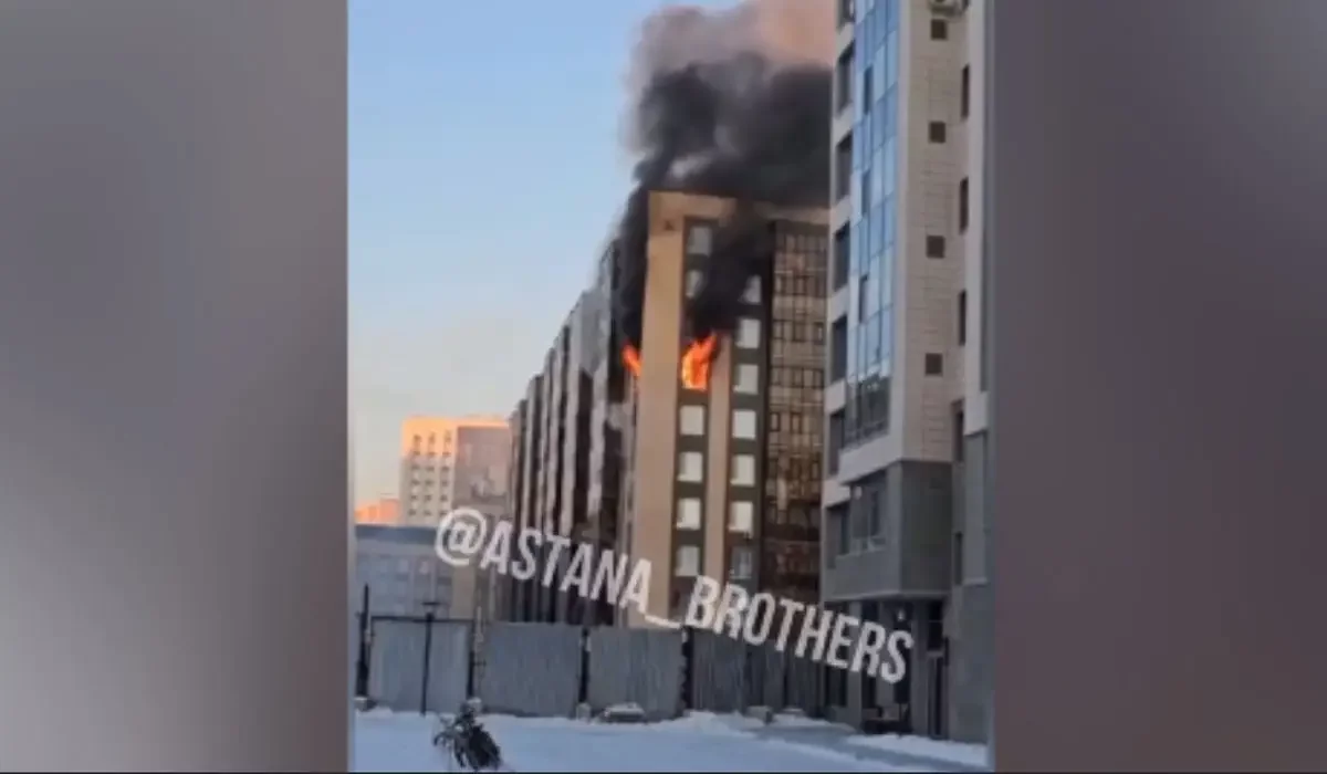 Астананың сол жағалауында көпқабатты тұрғын үйдің пәтері өртеніп кетті