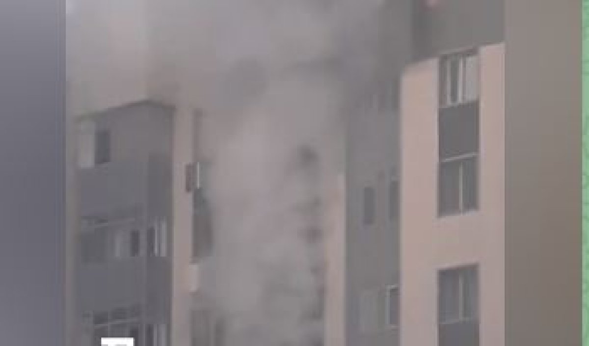 Новый жилой комплекс загорелся в Астане
