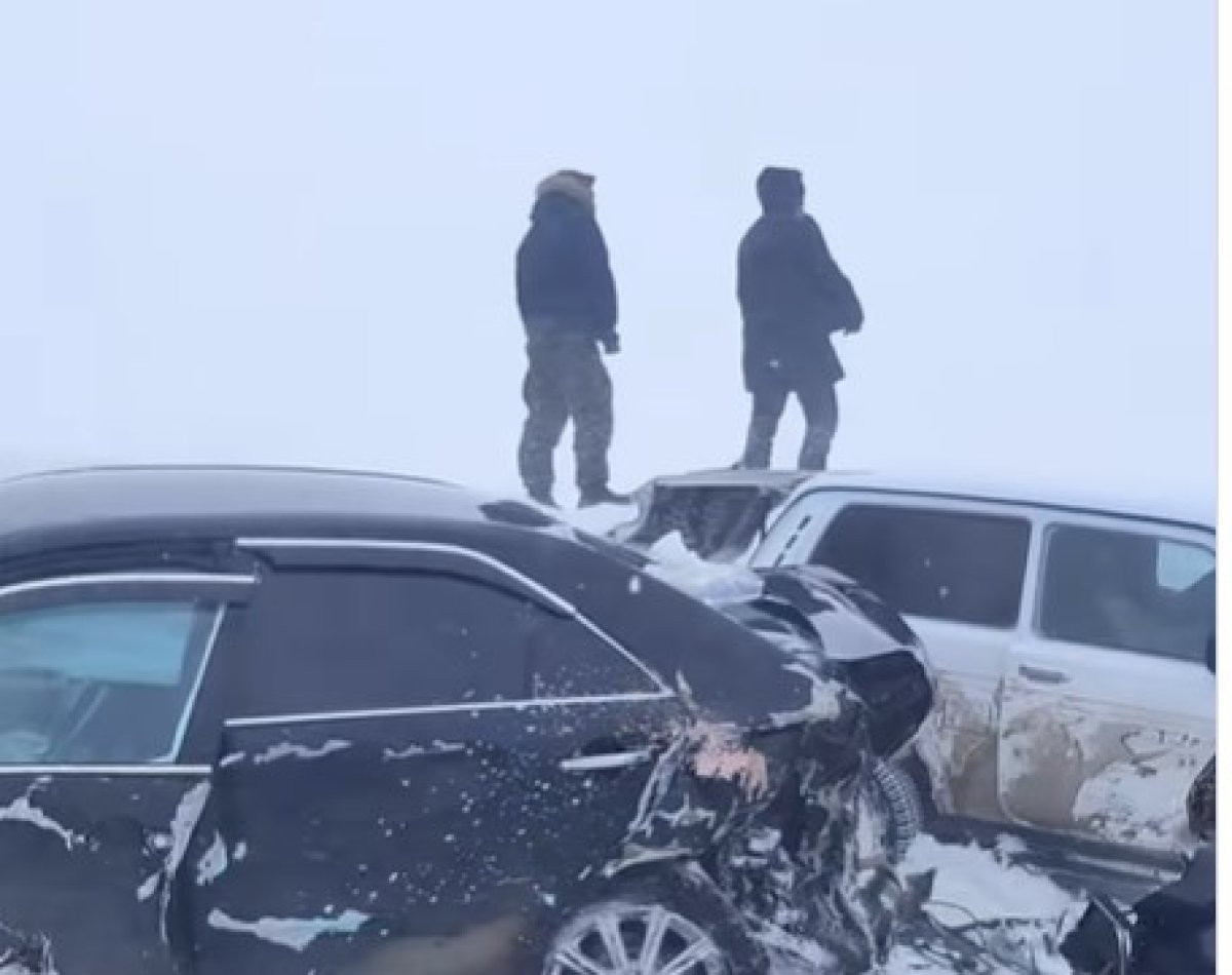 Пять человек пострадали в массовом ДТП под Щучинском