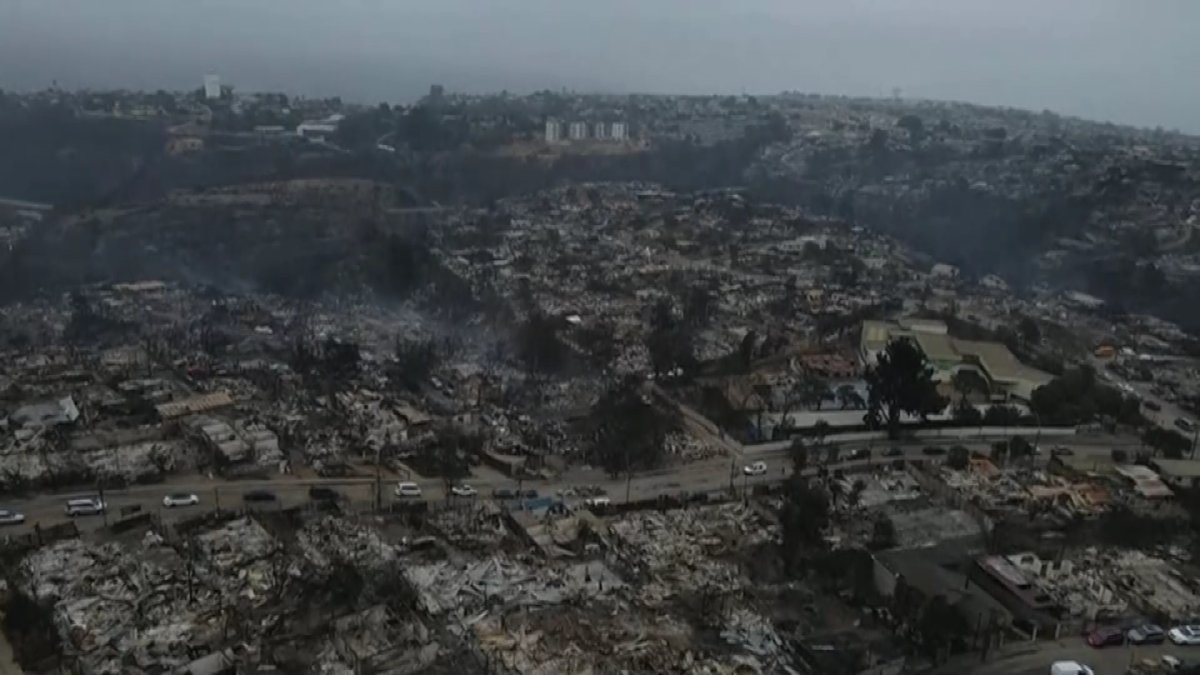 Число жертв пожаров в Чили достигло 112 человек