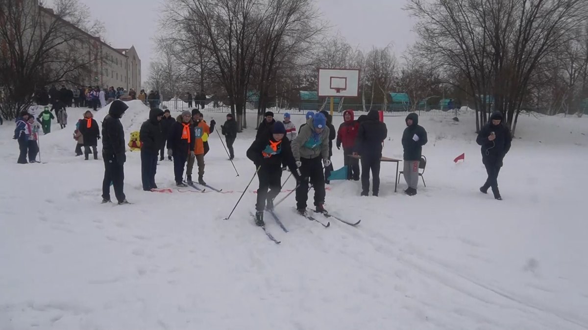Оралдағы қариялар үйінің тұрғындары арасында шаңғы жарысы өтті