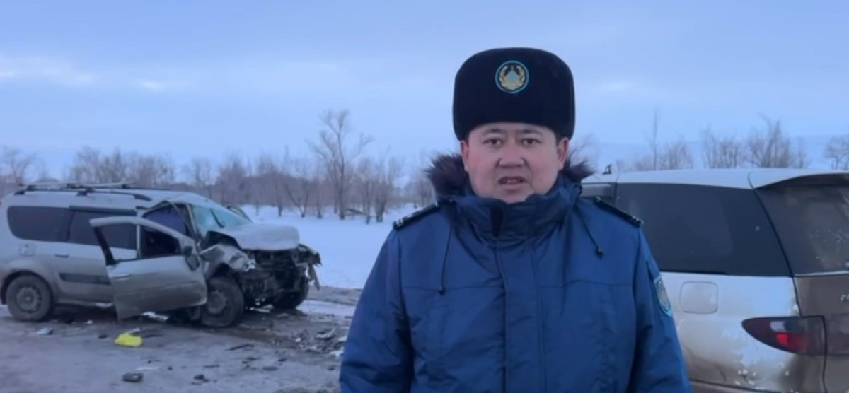 Два злостных нарушителя ПДД устроили жуткую аварию на трассе Самара–Шымкент (ВИДЕО)