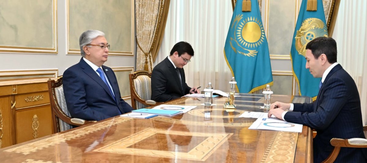 Президент Касым-Жомарт Токаев принял председателя правления АО «Самрук-Қазына»