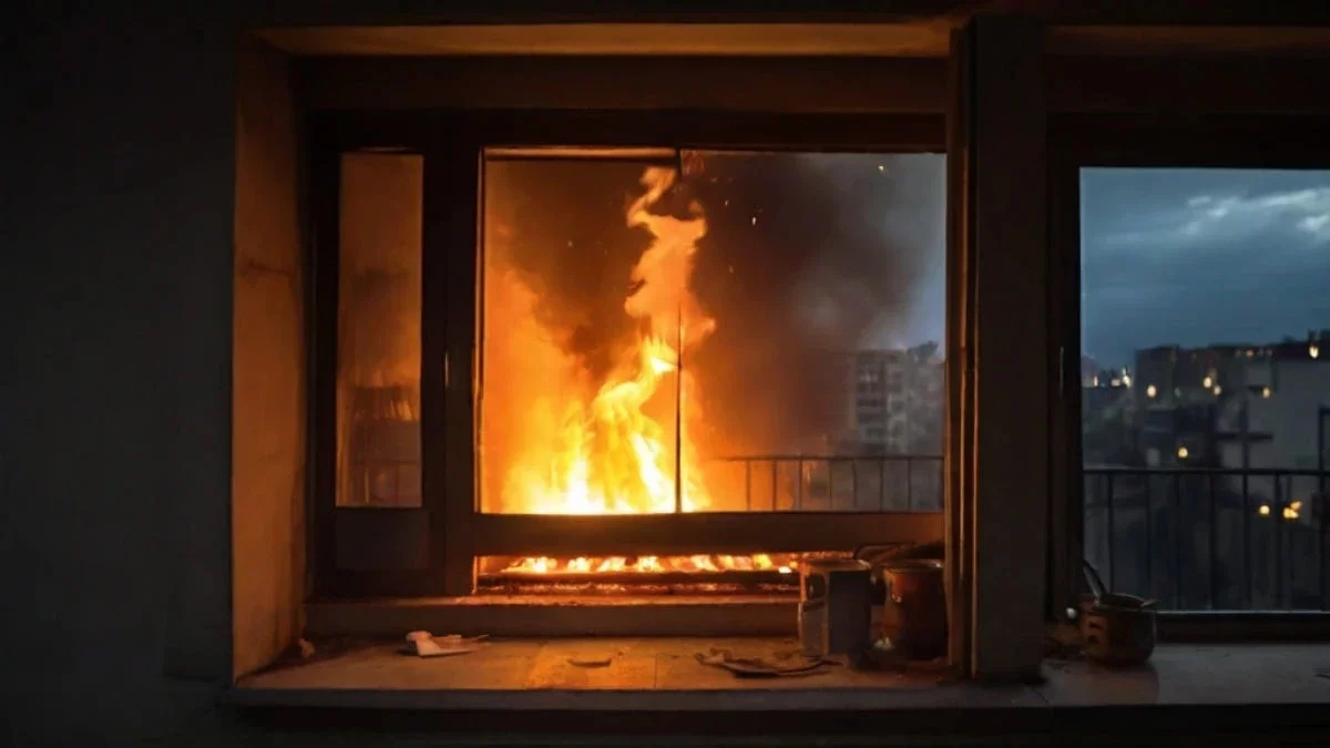 Қарағандыда көпқабатты тұрғын үйде өрт шықты