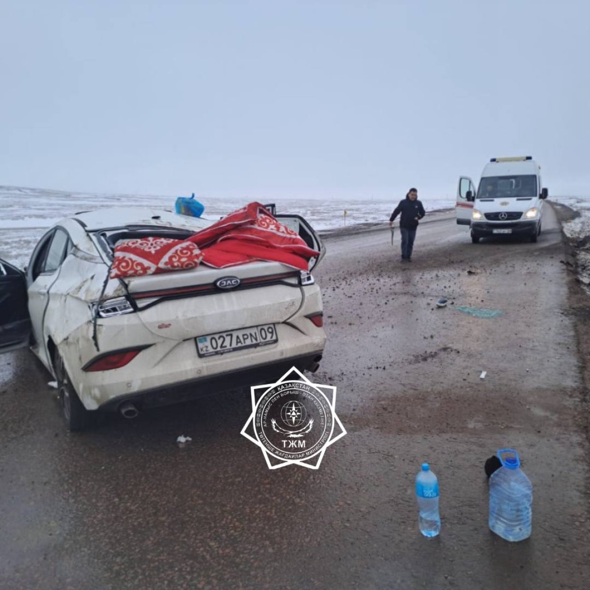 Очередной автомобиль опрокинулся на трассе: пострадал ребенок