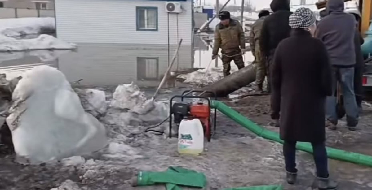 12 домов затопило в Костанайской области