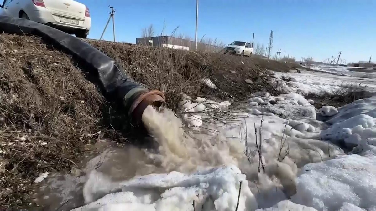 Қардың қарқынды еруі  қала маңындағы елдімекен тұрғындарын әбігерге салды
