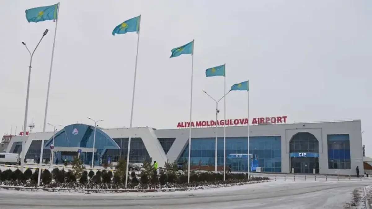 Ақтөбе әуежайын су басты