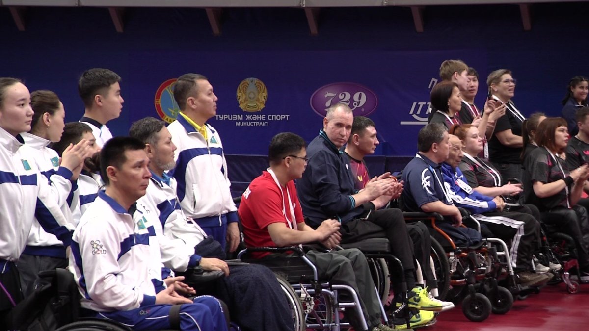 Елімізде алғаш рет пара үстел теннисінен халықаралық турнир өтті