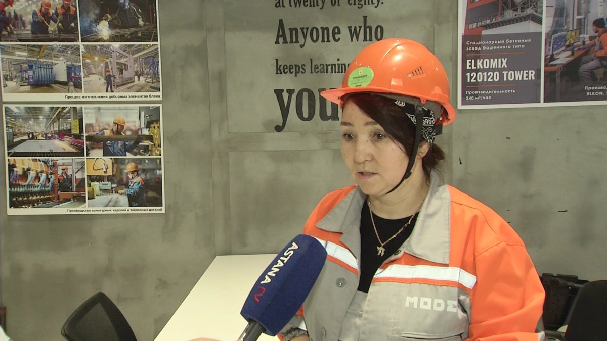 Елордалық Бағдагүл Нарбаева 5 жылдан бері кран жүргізеді