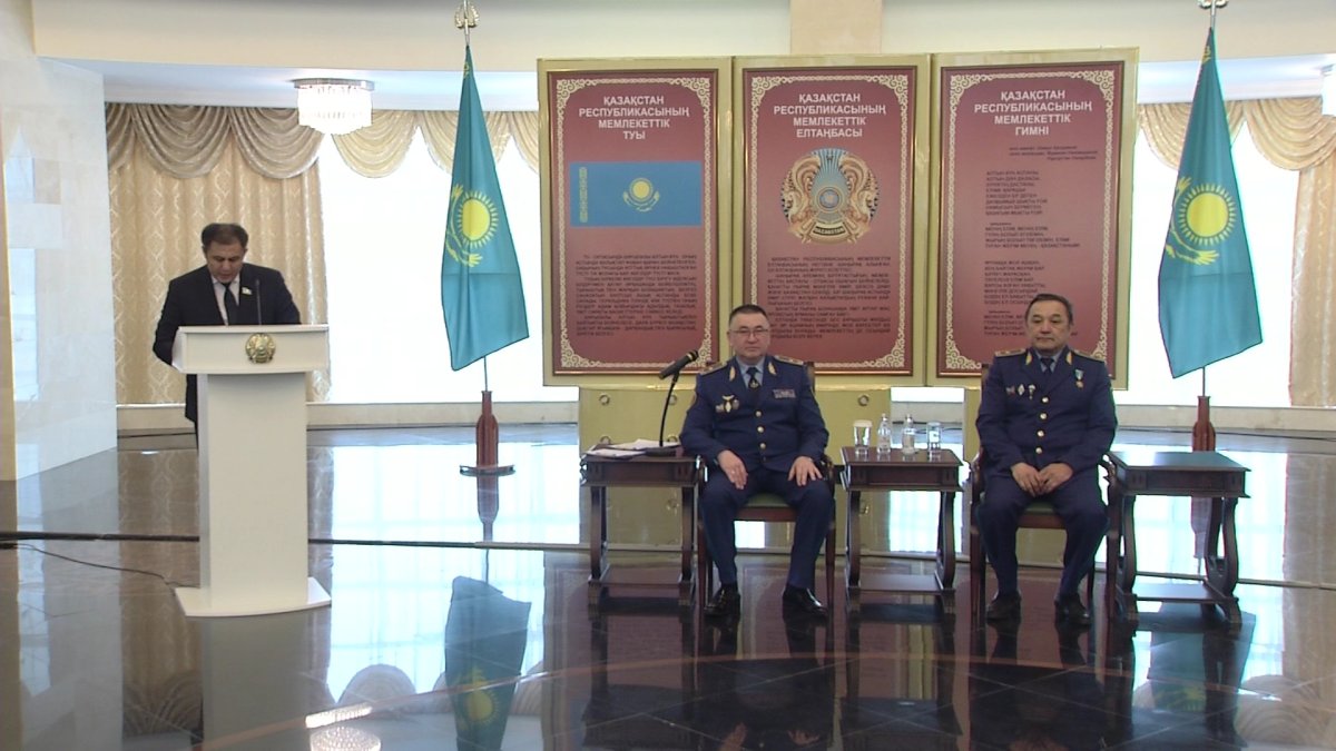 Халық қаһарманы, ғарышкер Айдын Айымбетовпен кездесу өтті