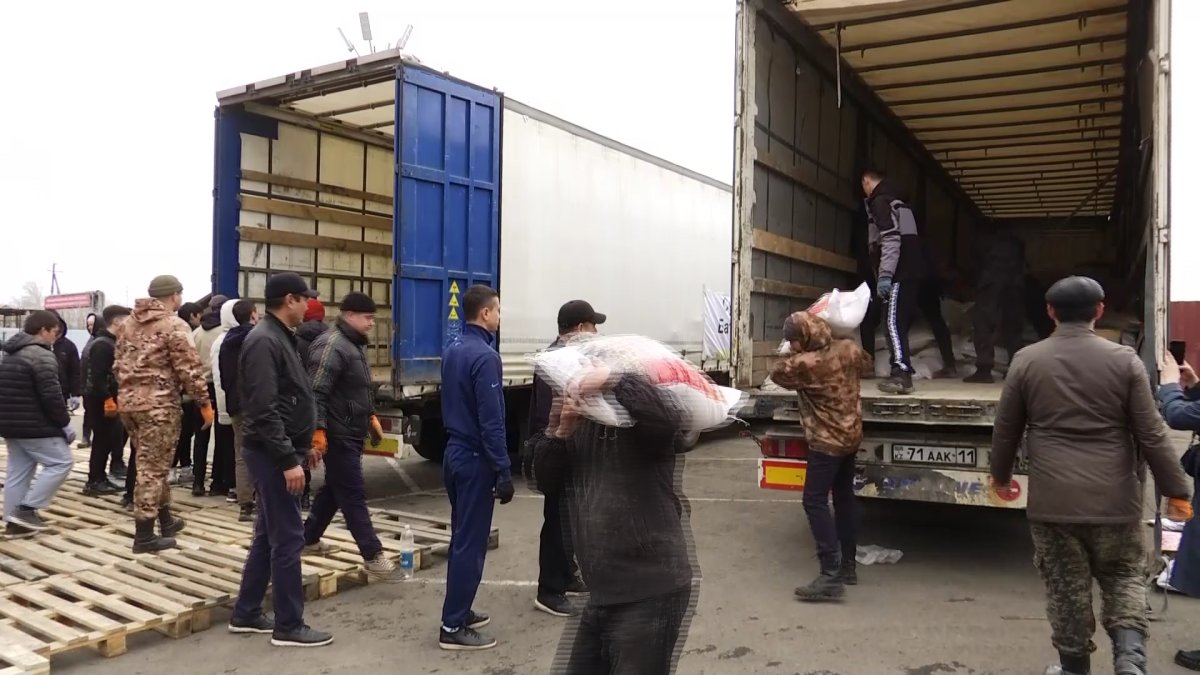 Су басқан аймақтарға жан-жақтан көмек келіп жатыр