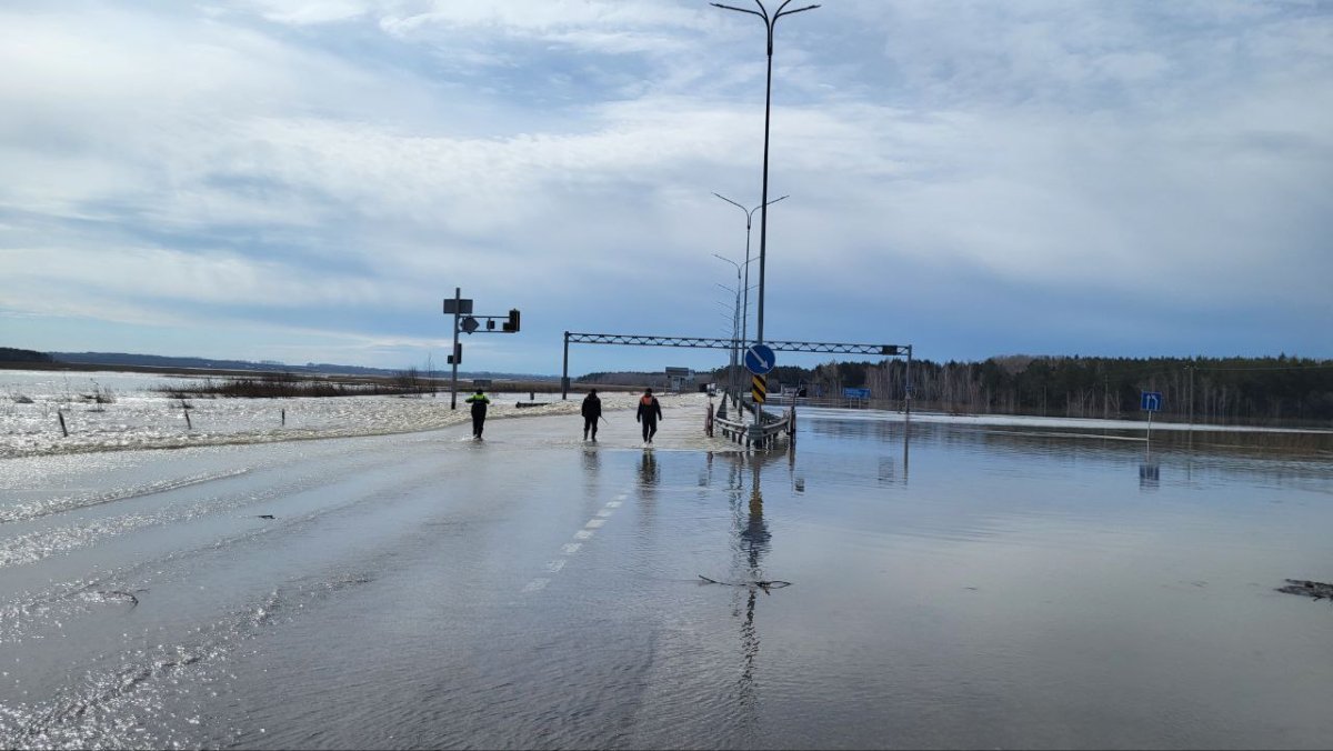 В пяти областях ограничено движение на дорогах из-за паводков