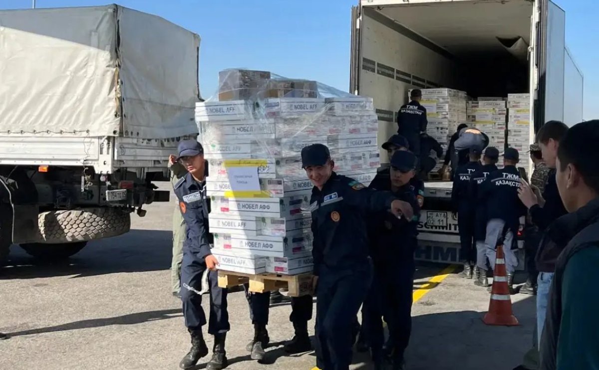 Волонтерлер 6,6 мың тонна гуманитарлық көмек жинады