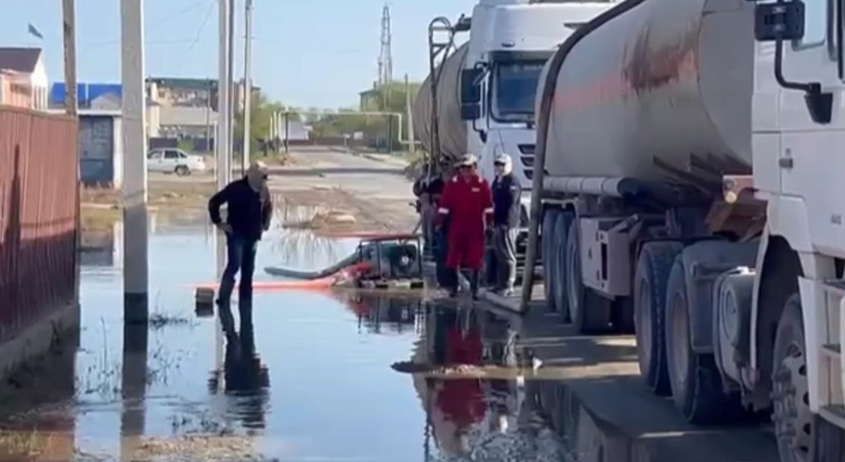 Жылыой ауданында су тасқыны басталғаннан бері 900 мың текше метрге жуық су шығарылды