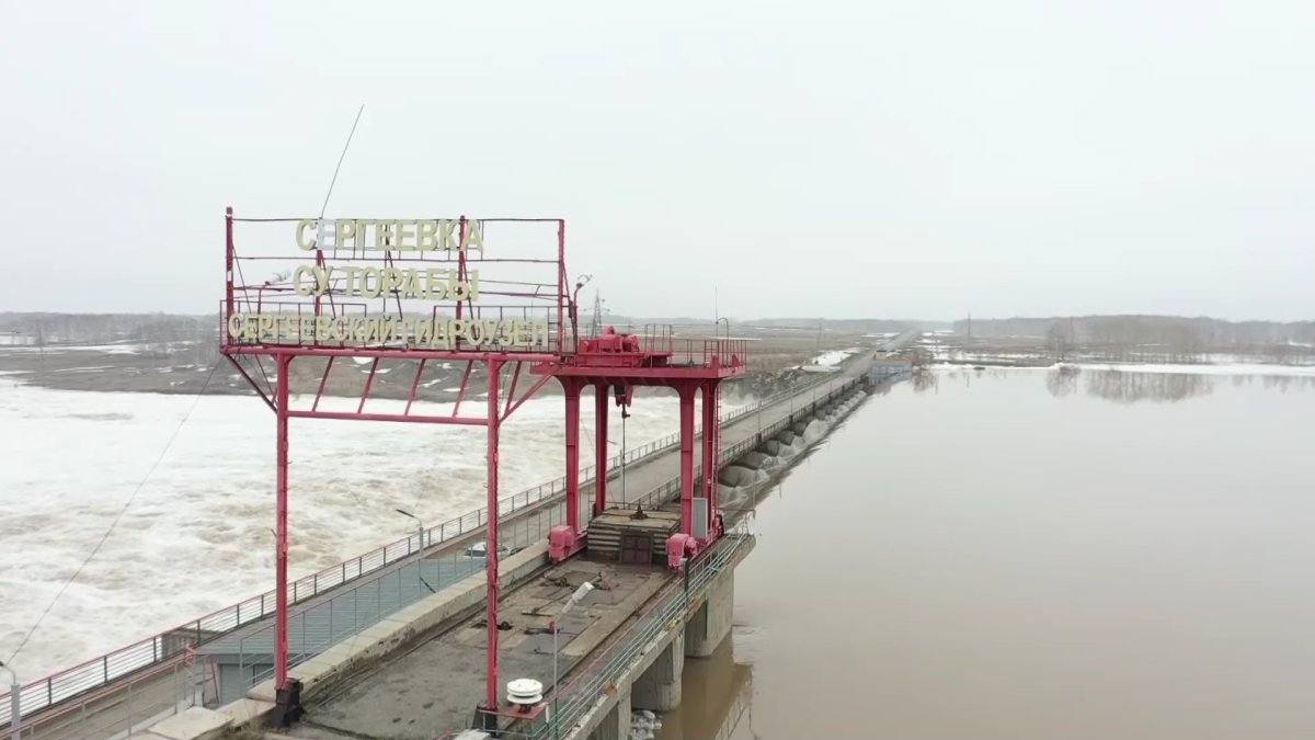 Солтүстік Қазақстандағы Сергеев су қоймасында су деңгейі түсе бастады