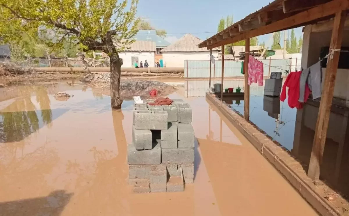 Қырғызстанда сел жүріп, 200-ден астам тұрғын үй су астында қалды