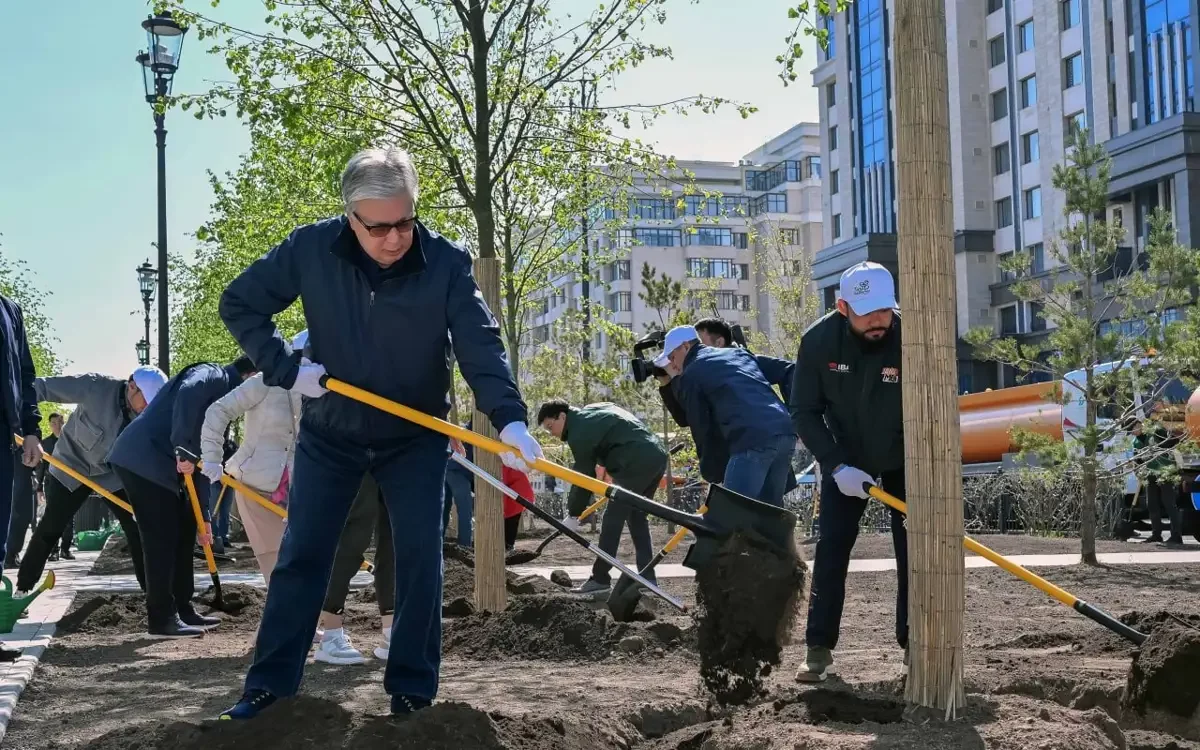 Президент қалалық сенбілікке қатысты