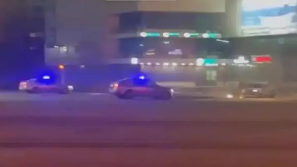 Ақтөбеде құқықбұзушыны қуған полиция көлігі аударылып қалды