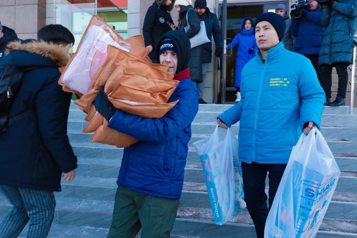 ҚХА су басқан өңірлерге гуманитарлық көмек жинау акциясын өткізді