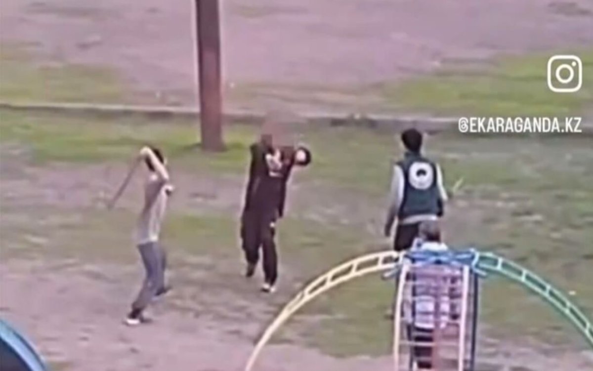 Бауырын жұрттың алдында аяусыз ұрған ер адамның үстінен қылмыстық іс қозғалды