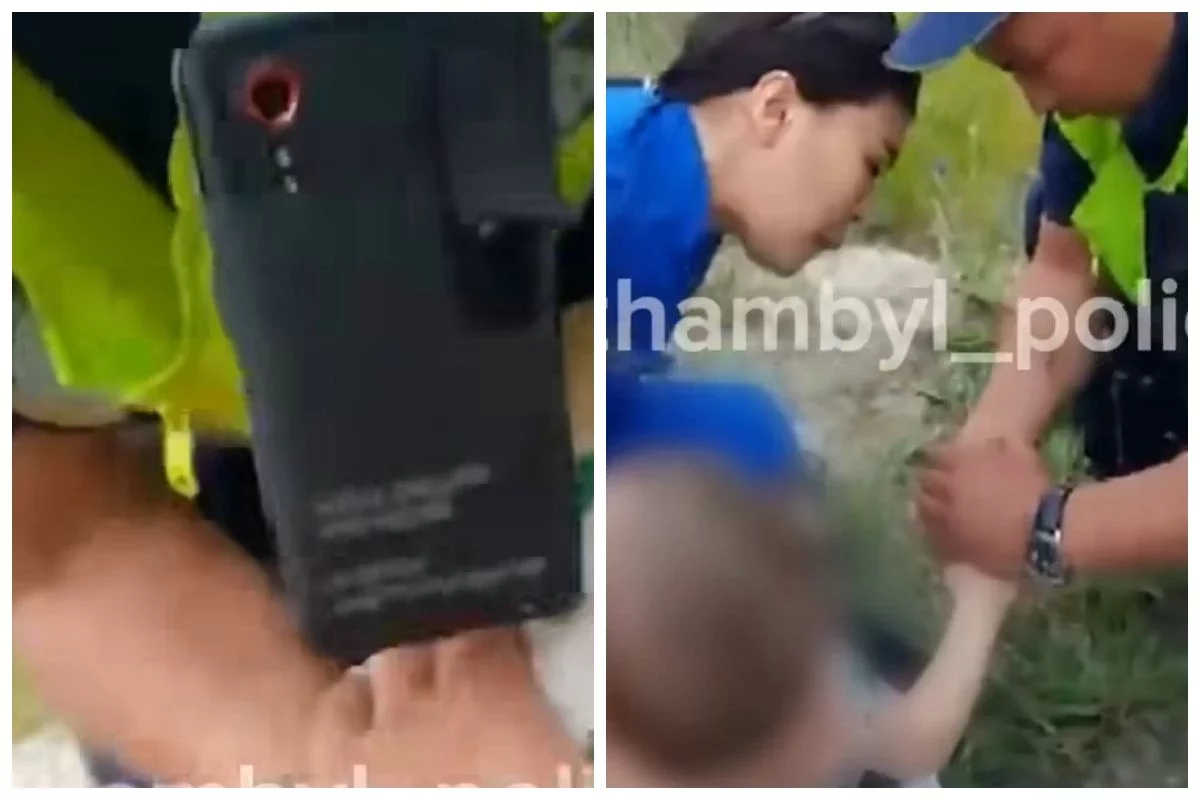 Таразда полицей суға тұншыққан 2 жасар баланы құтқарып қалды