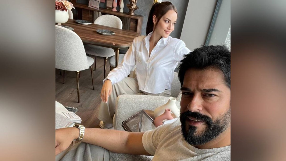 "Король и королева": звезда сериала "Осман" Бурак Озчивит выложил свежие фото с женой Фахрие Эвджен