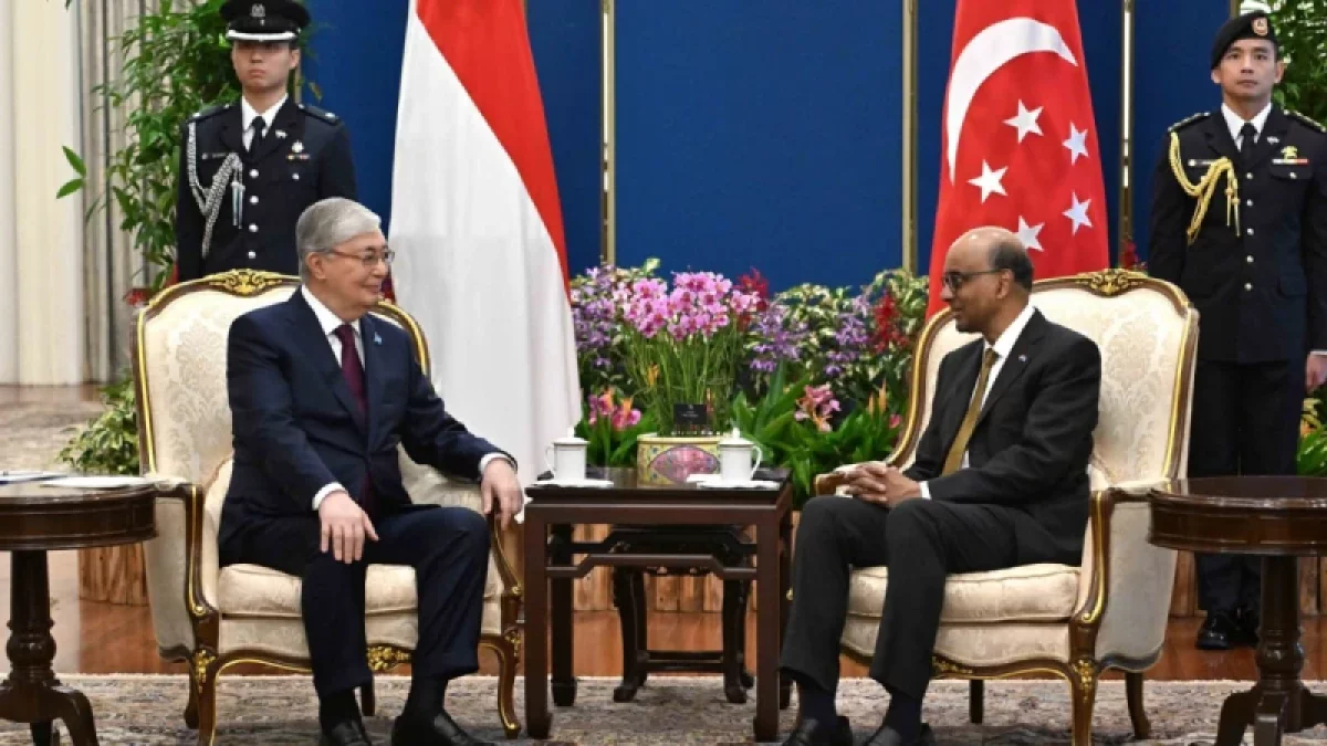 Қасым-Жомарт Тоқаев Сингапур президентімен келіссөз жүргізді