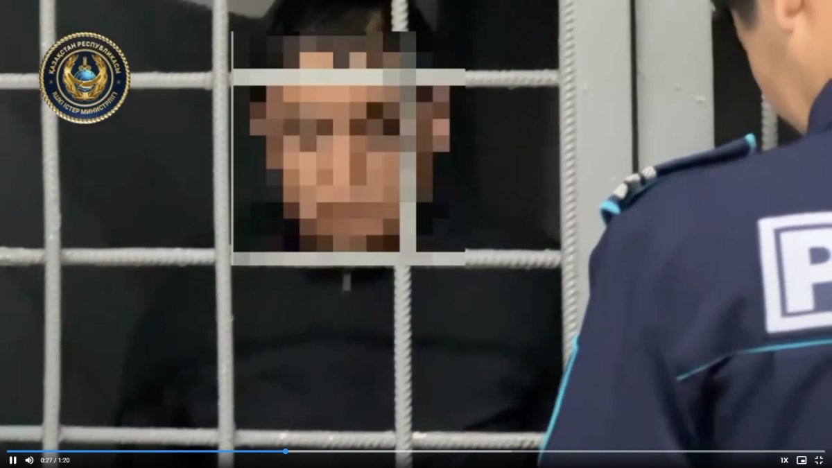 Оскорбившего полицейских жителя Конаева арестовали на 7 суток (ВИДЕО)