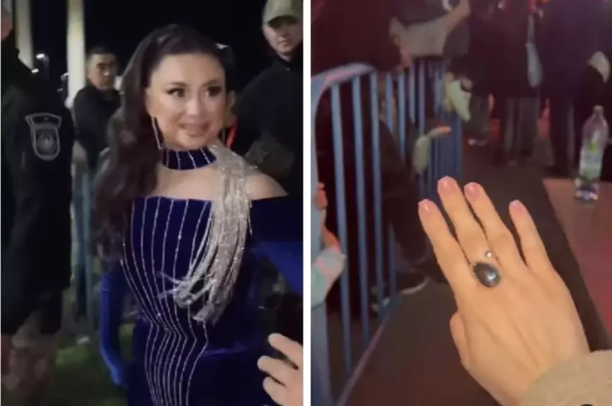"Құны 2 миллион". Мадина Сәдуақасова ақтөбелік тыңдарманына өзінің жүзігін сыйлады