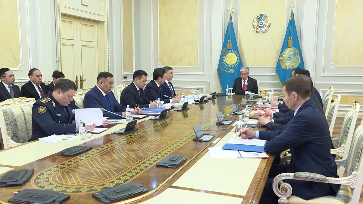 Мемлекет басшысы Қасым-Жомарт Тоқаев Қауіпсіздік Кеңесінің отырысын өткізді