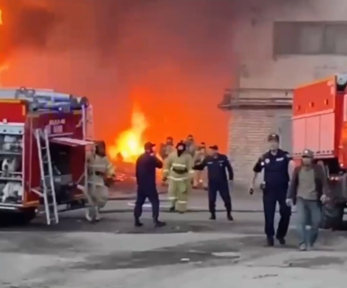 Ақтөбеде құрылыс қоймасы өртенді