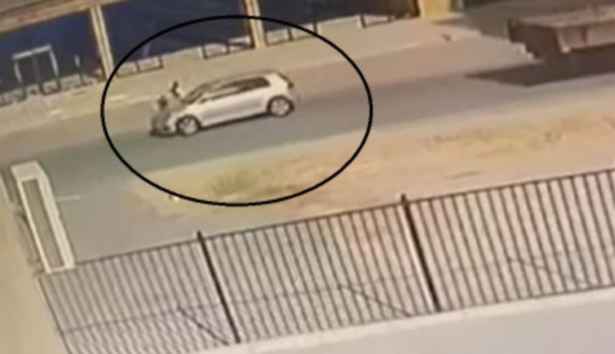 Ақтауда баланы көлік қаққан сәт видеоға түсіп қалды