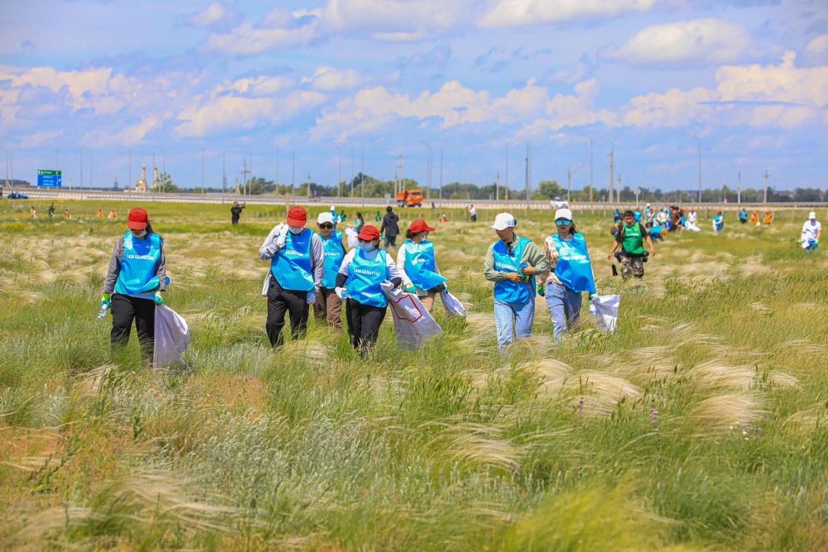 «Таза Қазақстан» road-эстафетасы – AMANAT партиясының жаңа экологиялық бастамасы