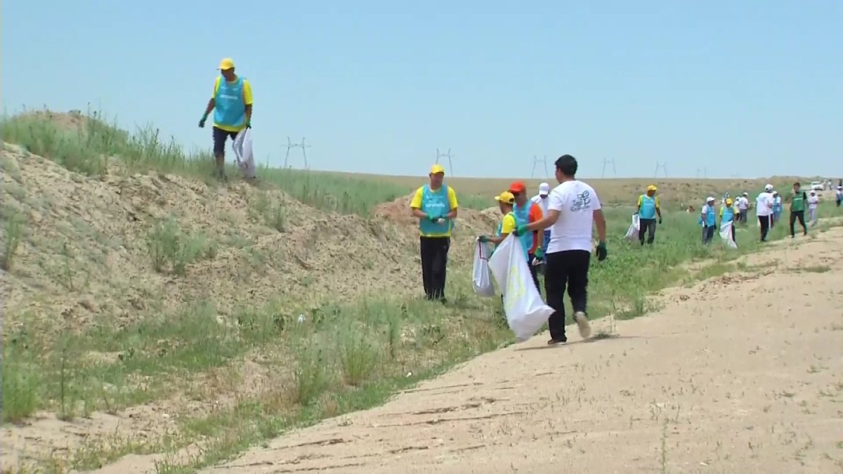 “AMANAT” партиясының "Таза Қазақстан” Road-эстафетасы Алматы облысында жалғасты