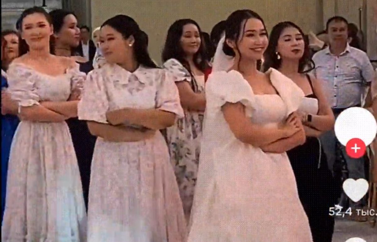 "Жылдың үздік тойы". Шымкентте өткен үйлену той Желі қолданушыларын тәнті етті