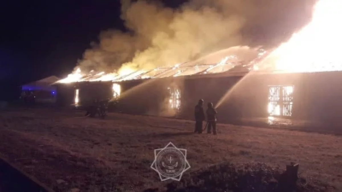 Абай облысында ірі өрт болды