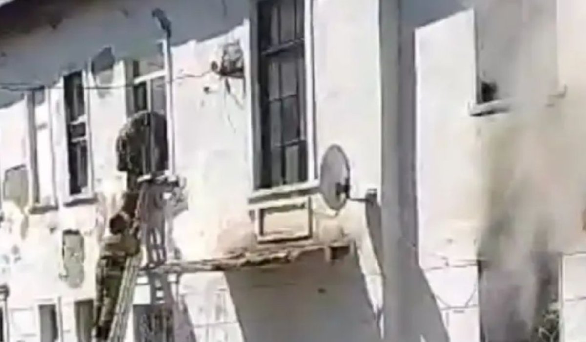 Ақмола облысында өрт кезінде төрт адам құтқарылды