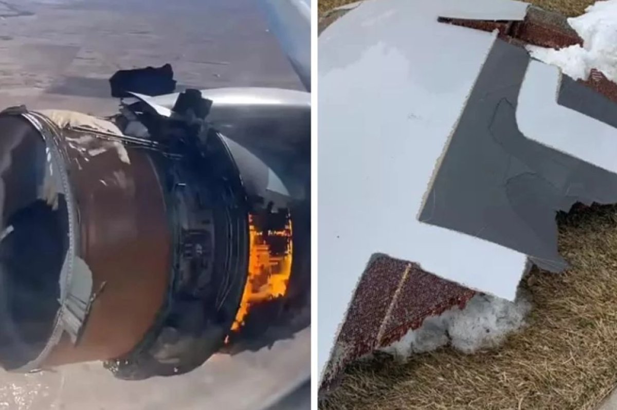 Канадалық Boeing ұшағының қозғалтқышы әуеде жанып кетті