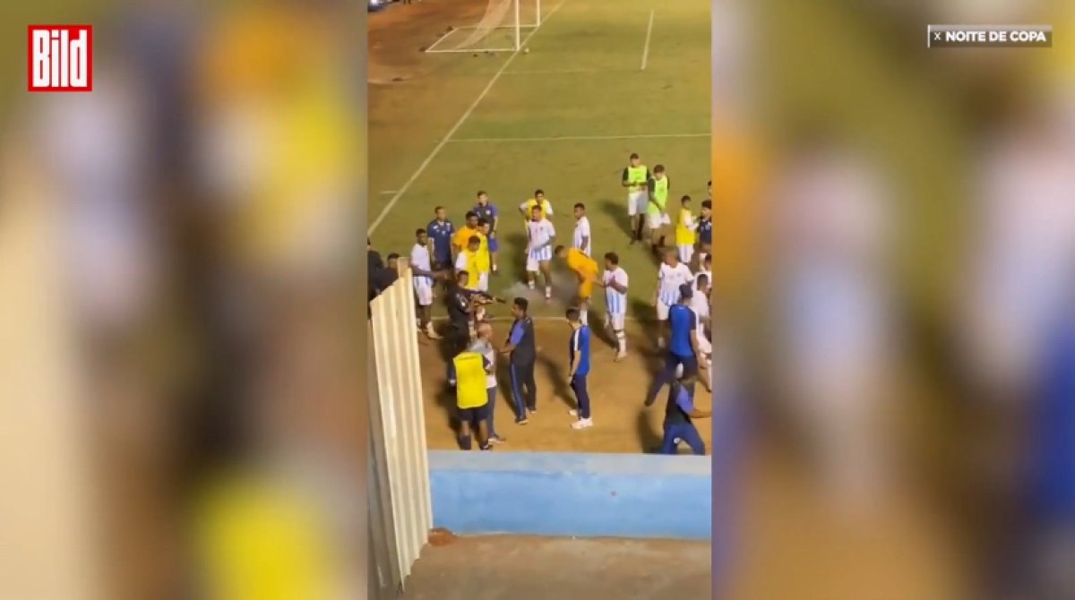 Стрельба на футбольном поле: полицейский ранил игрока во время перепалки на матче