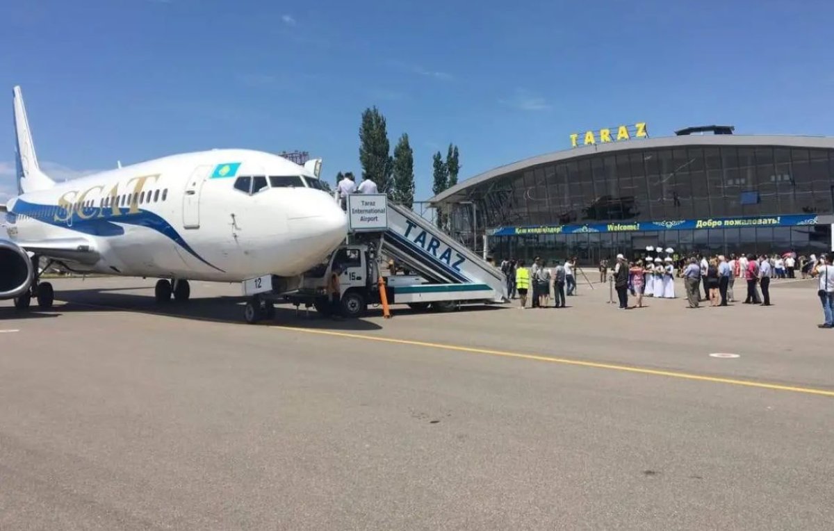 Таразда ұшақта тәртіп бұзған шетелдік азамат 5 тәулікке қамауға алынды