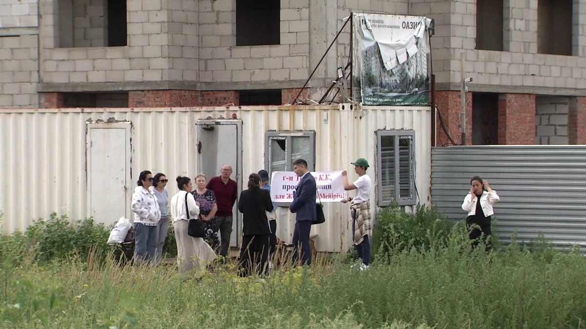 2017 жылы басталған тұрғын үйдің құрылысы 2 жылдан бері тоқтап тұр