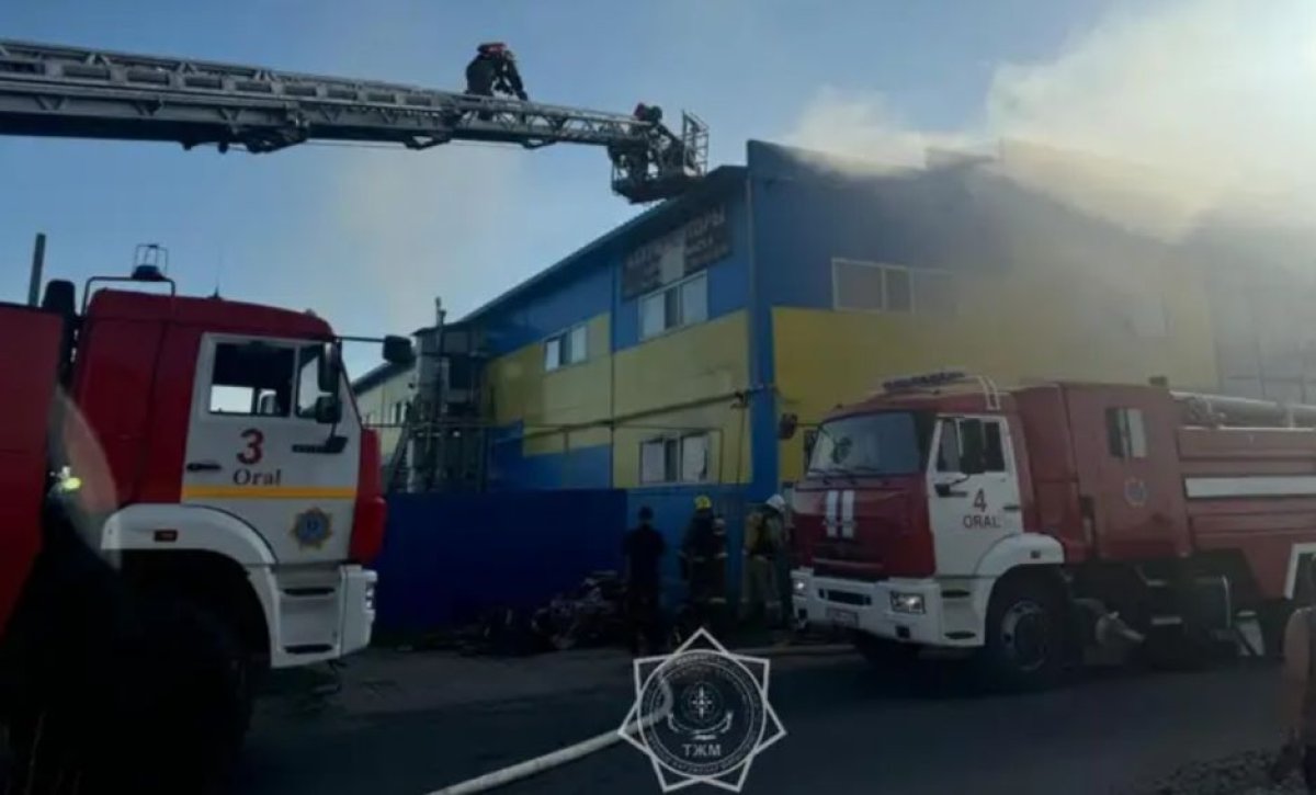 Оралда дүкен өртенді